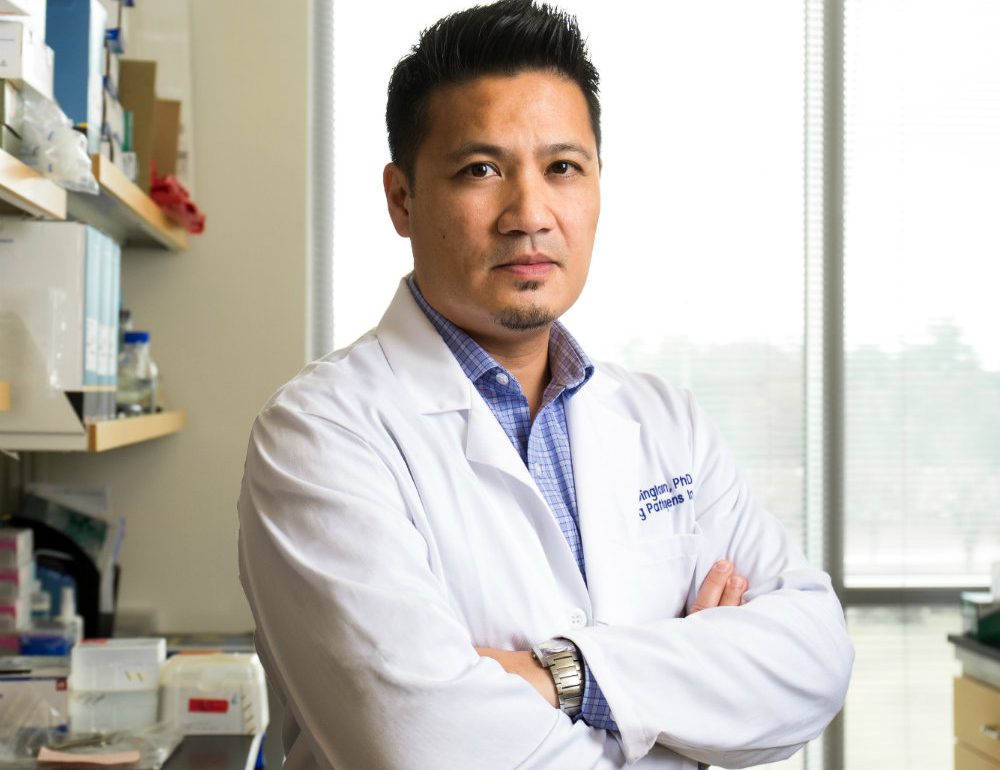 Rhoel Dinglasan, a faculty member in the College of Veterinary Medicine's department of infectious diseases and pathology associated with UF’s Emerging Pathogens Institute