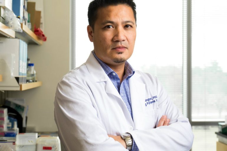 Rhoel Dinglasan, a faculty member in the College of Veterinary Medicine's department of infectious diseases and pathology associated with UF’s Emerging Pathogens Institute