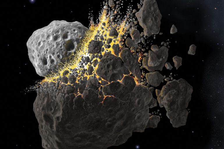 asteroid artwork