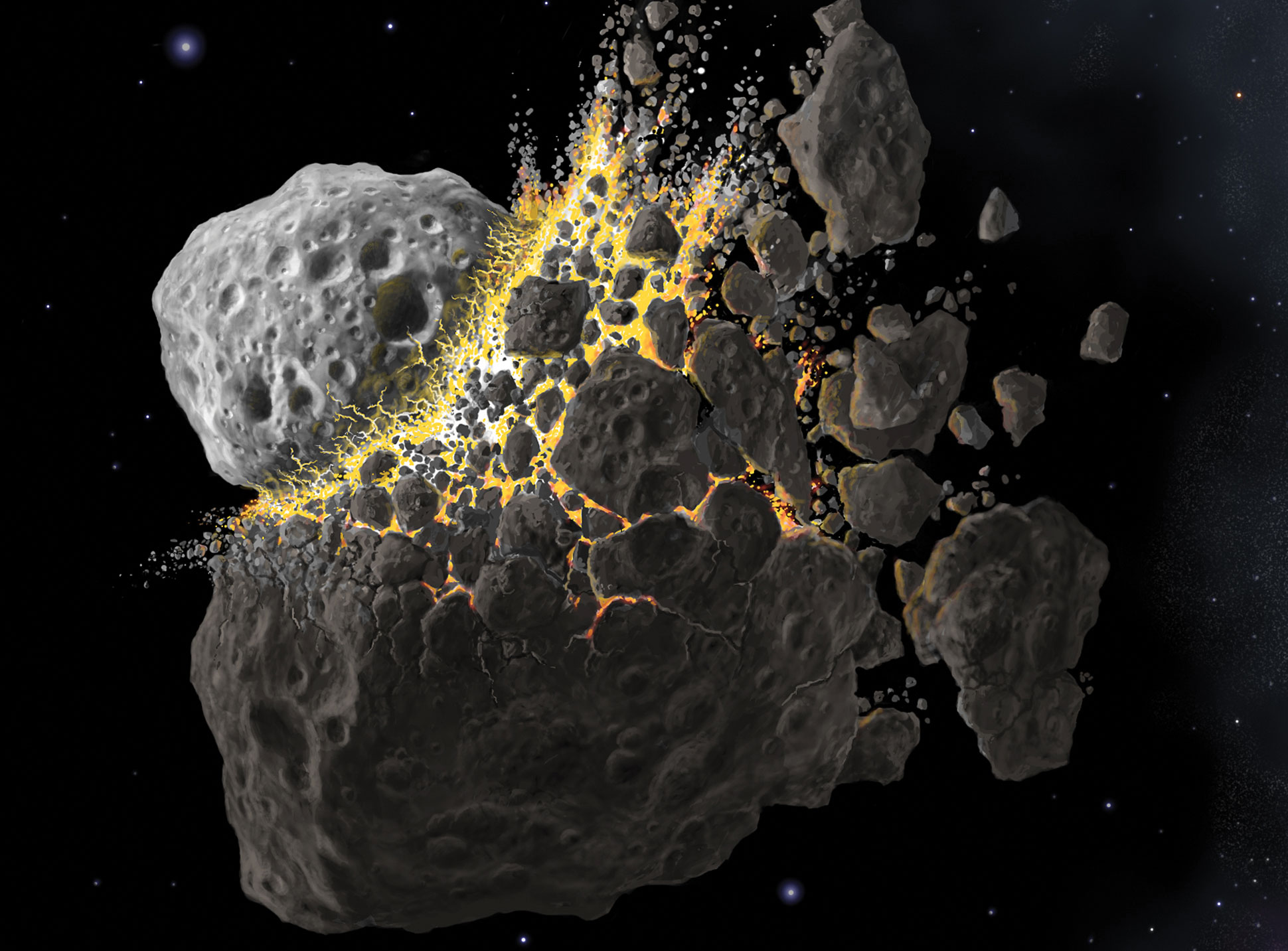 asteroid artwork