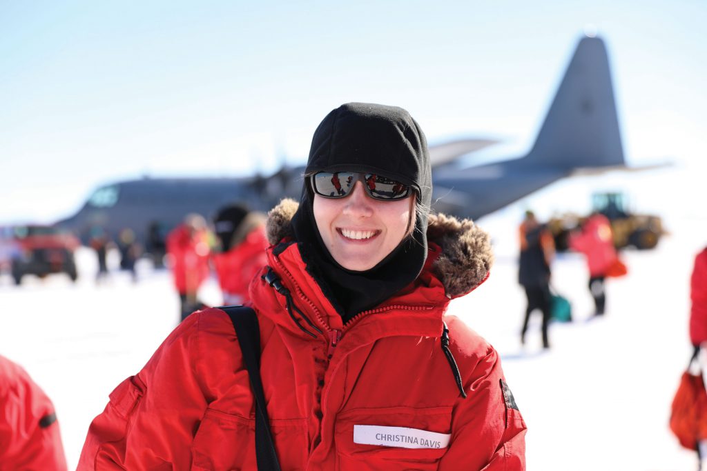 Portrait of Christina Davis in Antarctica