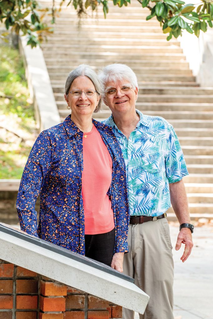 Karen Bjorndal, director of the Archie Carr Center for Sea Turtle Research, and Alan Bolten, associate director of the Archie Carr Center for Sea Turtle Research