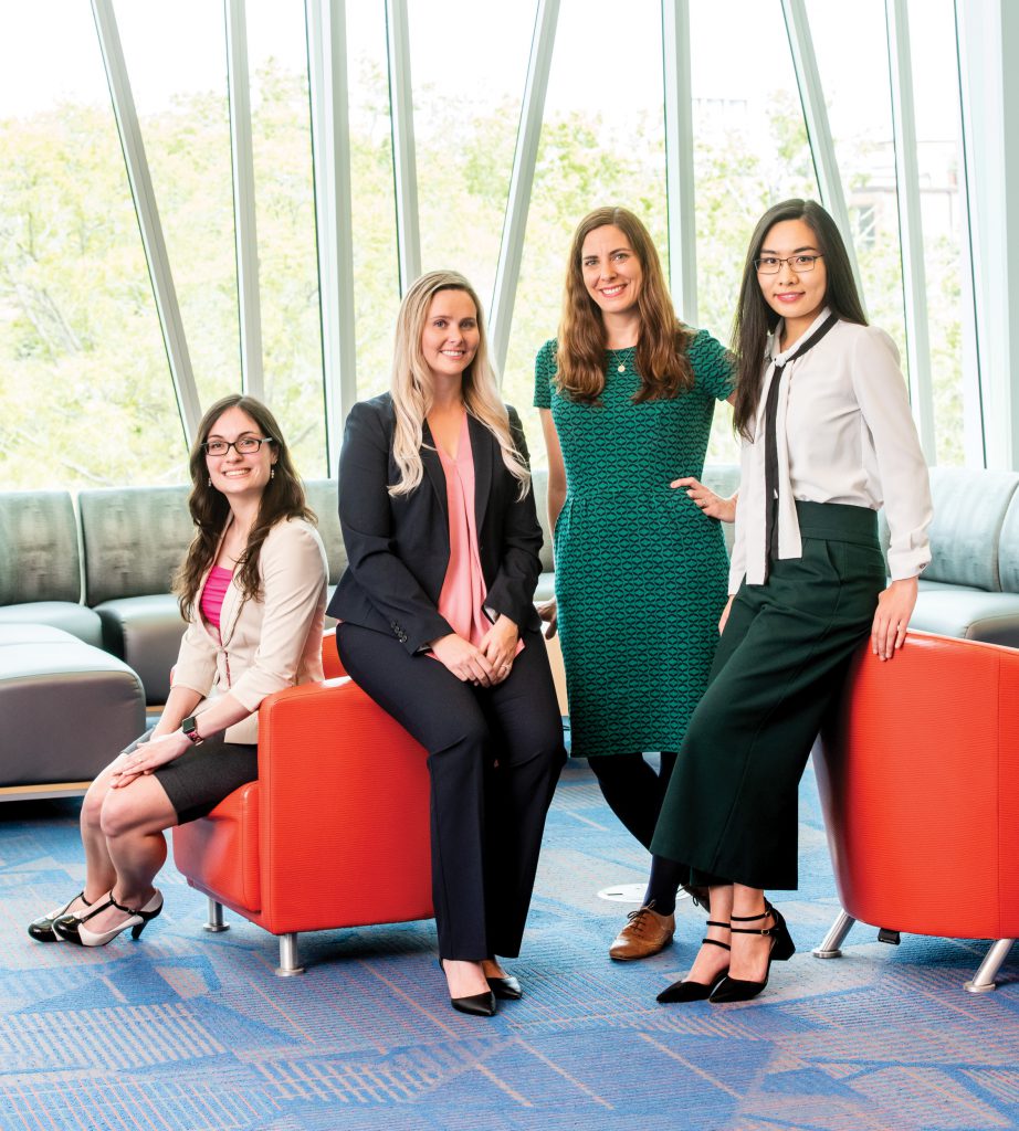 Christine Vitiello, Samantha Douglas, Kate Ratliff and Elsa Jiang