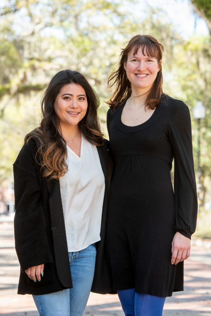 Portrait of Megan Nakamura and Eleonora Rossi