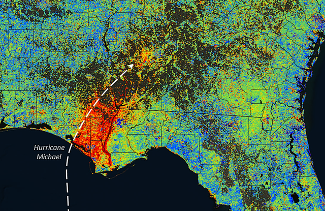 How a hurricane fueled wildfires in the Florida Panhandle
